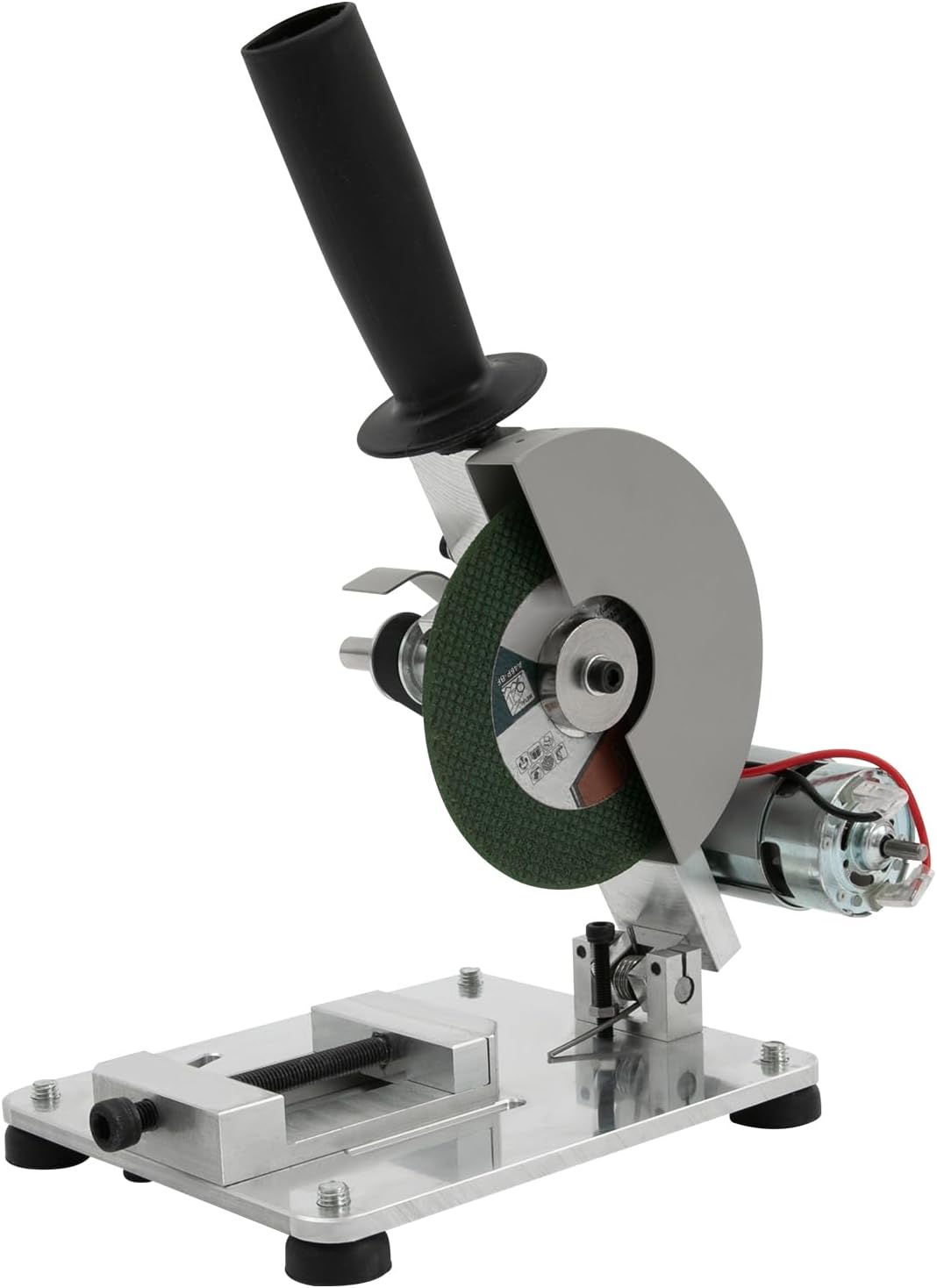 Mini Portable Table Saw,4" Mini Table Saw Portable Miter Saw 45° Wood Soft Metal Plastic Cutting Machine for DIY Handmade Wooden Model Crafts