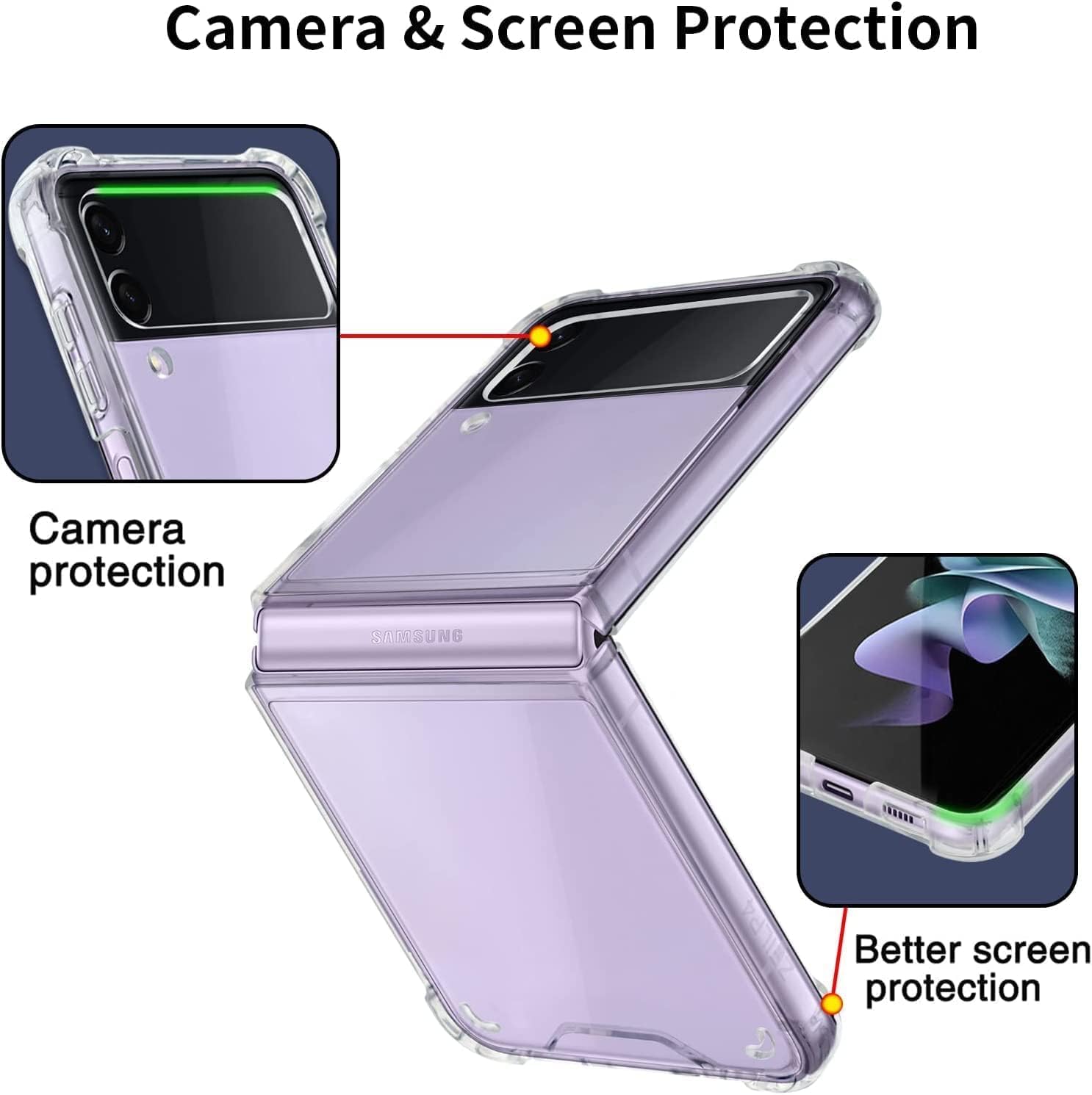 Case Creation Samsung Galaxy Z Flip 4 / Flip4 5G Phone Hard Case