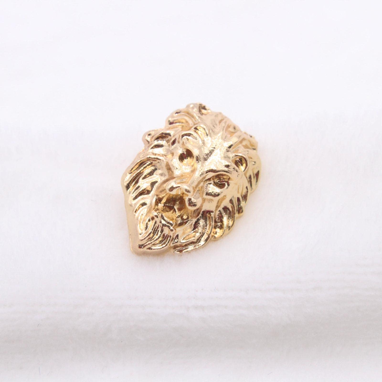 Spilla Leone Con Corona In Acciaio Inox - Gioiello Punk Gotico Per Uomini, Regalo Moda - Foto 7