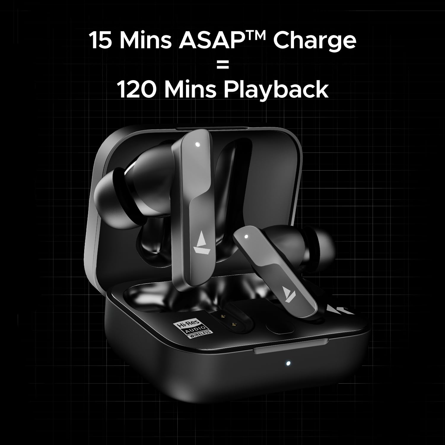boAt Nirvana X TWS,Knowles Dual Drivers, Hi-Res Audio LDAC, App Support,4Mic ENx,Dual Pair,Spatial Audio,Fast Charge, Bluetooth Earbuds, TWS Ear Buds Wireless Earphones with mic (Cosmic Onyx) — Amazon image 10