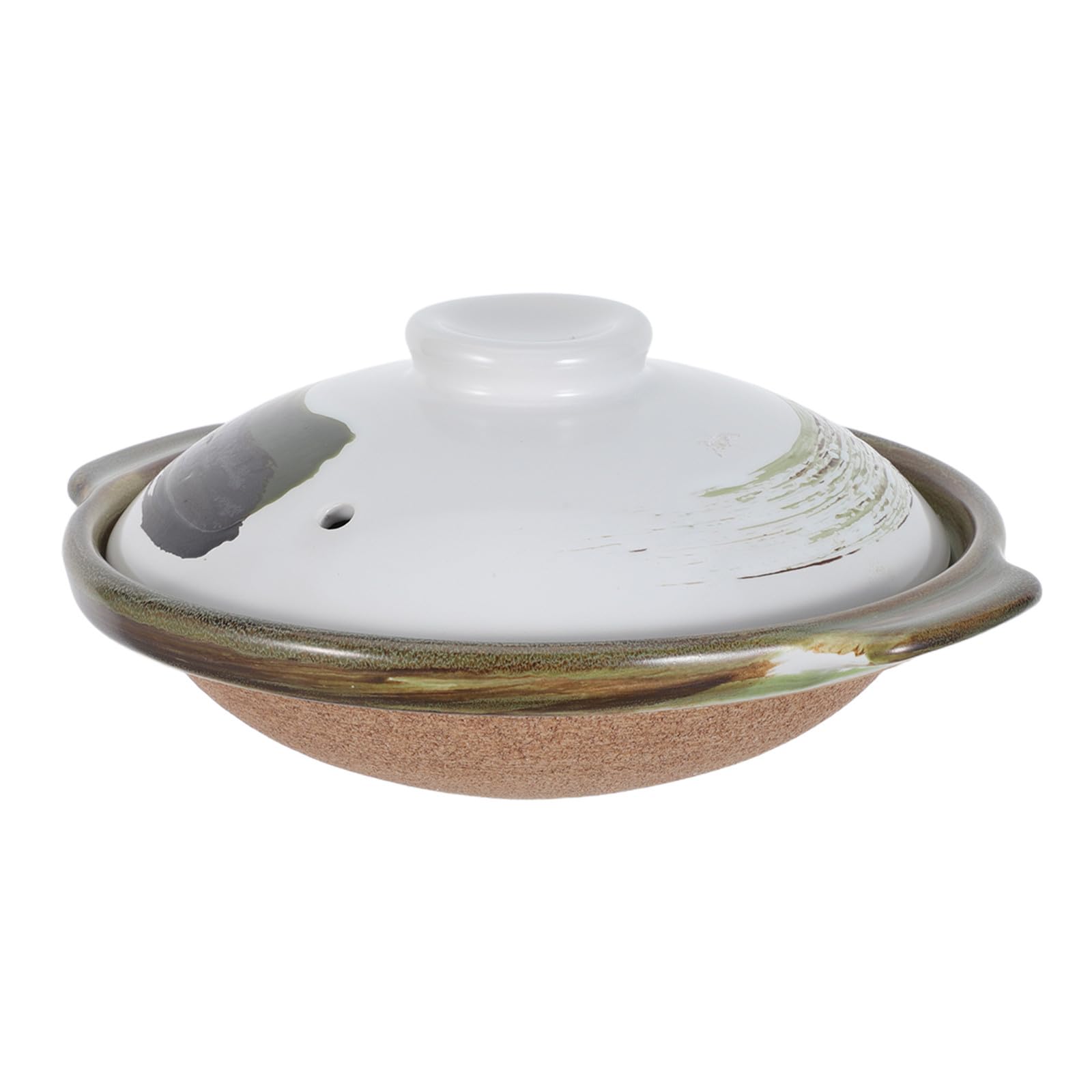 Olla de Barro para Cocinar de Arcilla 340ml para Porridge y Estofado
