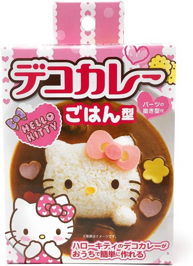 Formen-Set für Reis-Dekoration für Kinder, Hello Kitty Reis-Dekorations-Set (Reisform-Set) Bento Mold
