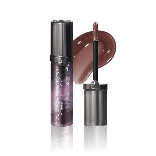 GIRLCULT High Shine Lip Gloss, Non Sticky Hydrating Nude Color (J826) | Buildable Color Payoff, Glass-Like Finish, Natural Makeup, Office Wear, Soft Glam Looks - J826 The Fool