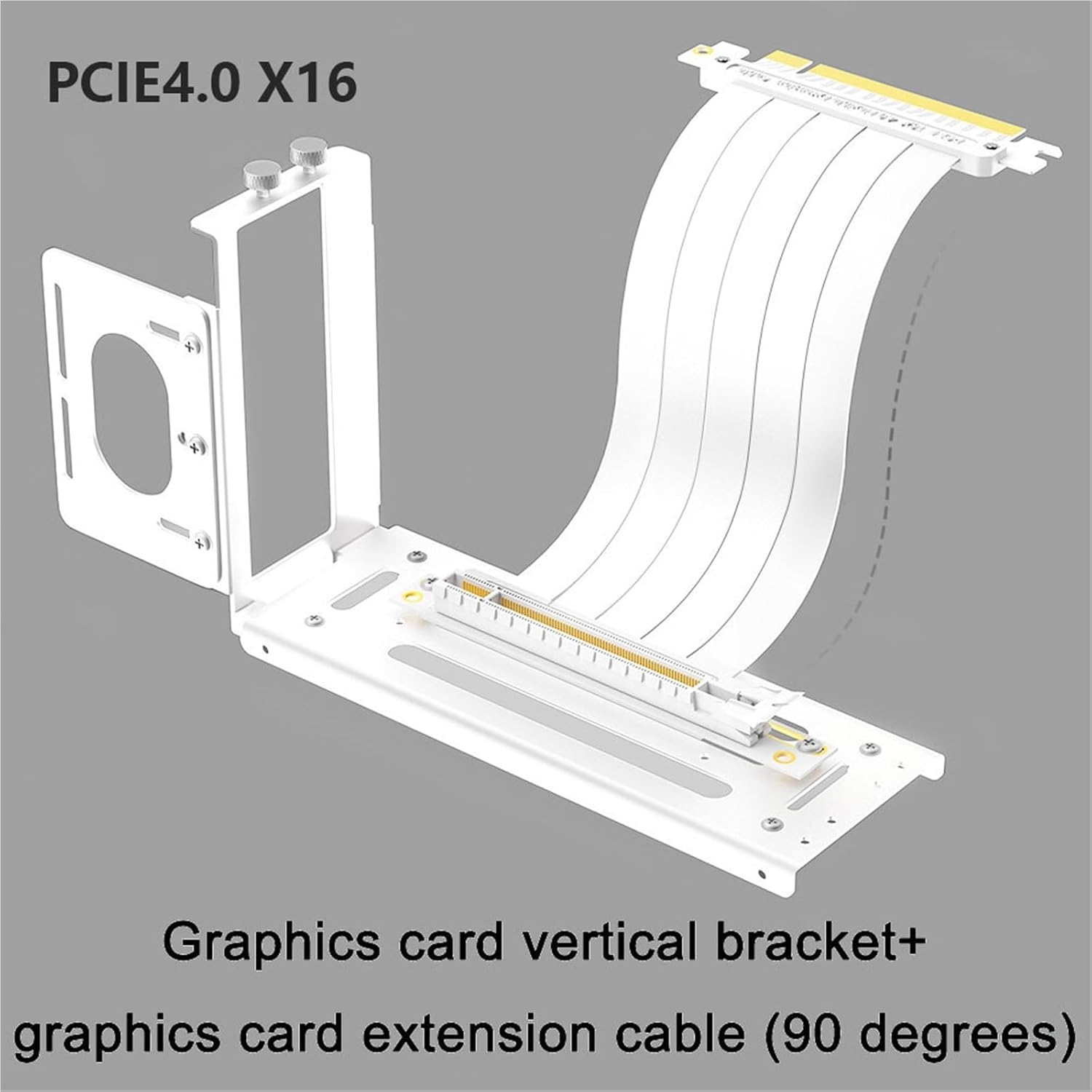 Vertical Gpu Mount Bracket 2 Slots Graphics Card Steering Holder with Egpu Dock External Gpu Docking Station