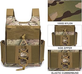 本物プレート装備(マルチカム)JPC プレートキャリア タクティカルベスト‼️ JPCタイプ タクティカル プレートキャリア ベスト マルチカムブラック