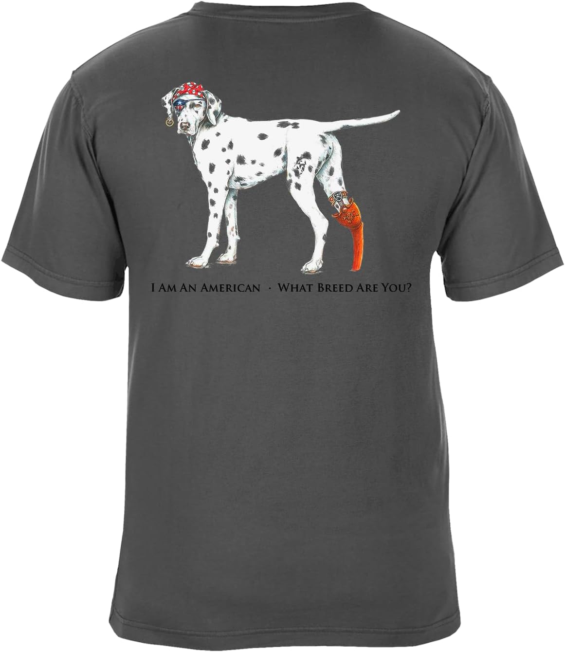 SEA DOG American Breed Patriotic Vintage Graphic T-Shirt, Garment Dyed 100% Ringspun Cotton, Relaxed Fit, Printed in USA