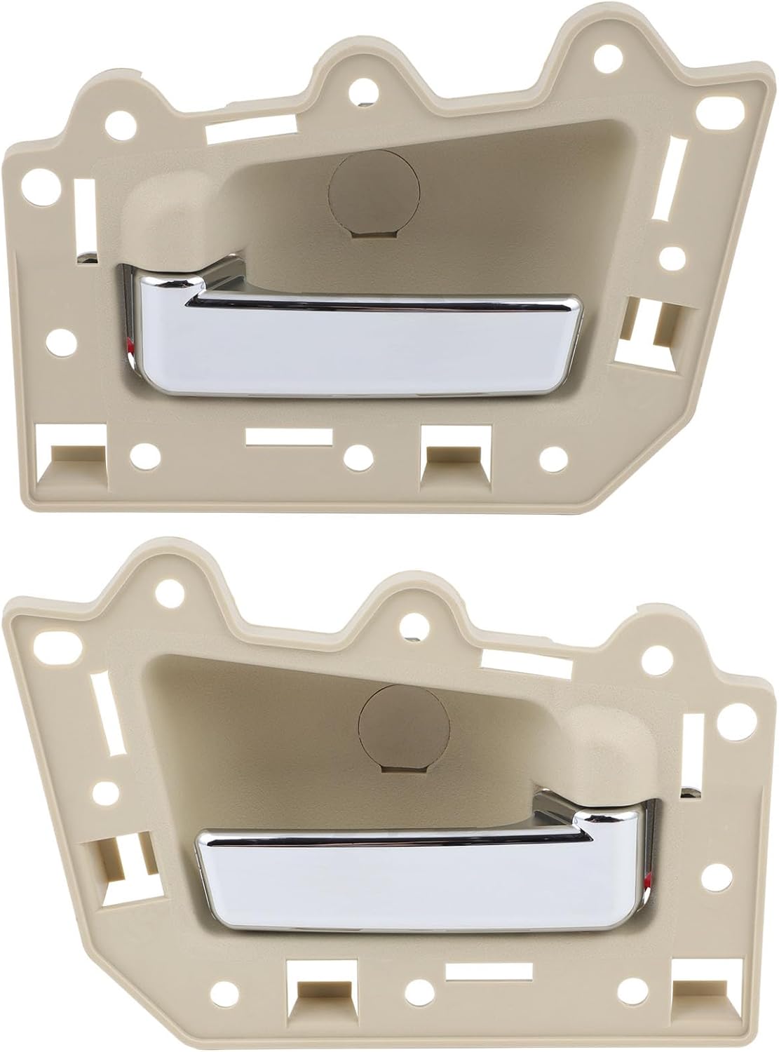 LUJUNTEC Interior Door Handles,Rear Door Handles Driver Left Passenger Right Side,Replacement for 2005-2010 for Jeep for Grand Cherokee,2pcs Beige Handles Replace