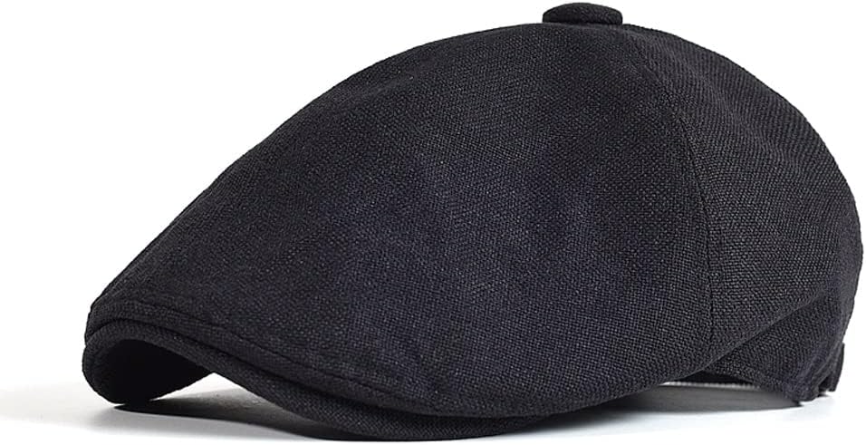 VIDI Men's Berets Outdoor Breathable Newsboy Cap Spring Flat Hats Solid Duckbill Vintage Hat Women