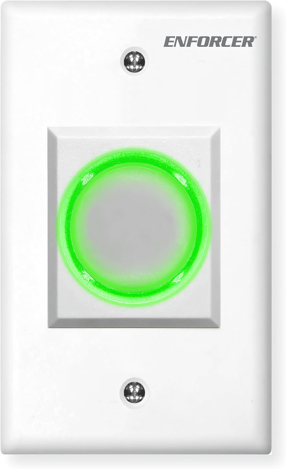 Seco-Larm SD-927PWCQ Enforcer SD-927PWCQ Wave-to-Open Sensor, White; Range up to 2"; Quick Connect Screw-Less Terminal Block; LED Illuminated Sensor Area; Selectable LED Colors