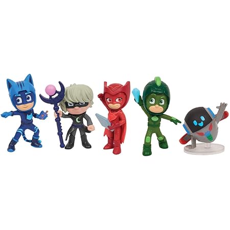 Amazon パジャマスク 人形 ミニ フィギュア 5体 セット 子供 おもちゃ ギフト プレゼント フィギュア ドール 通販
