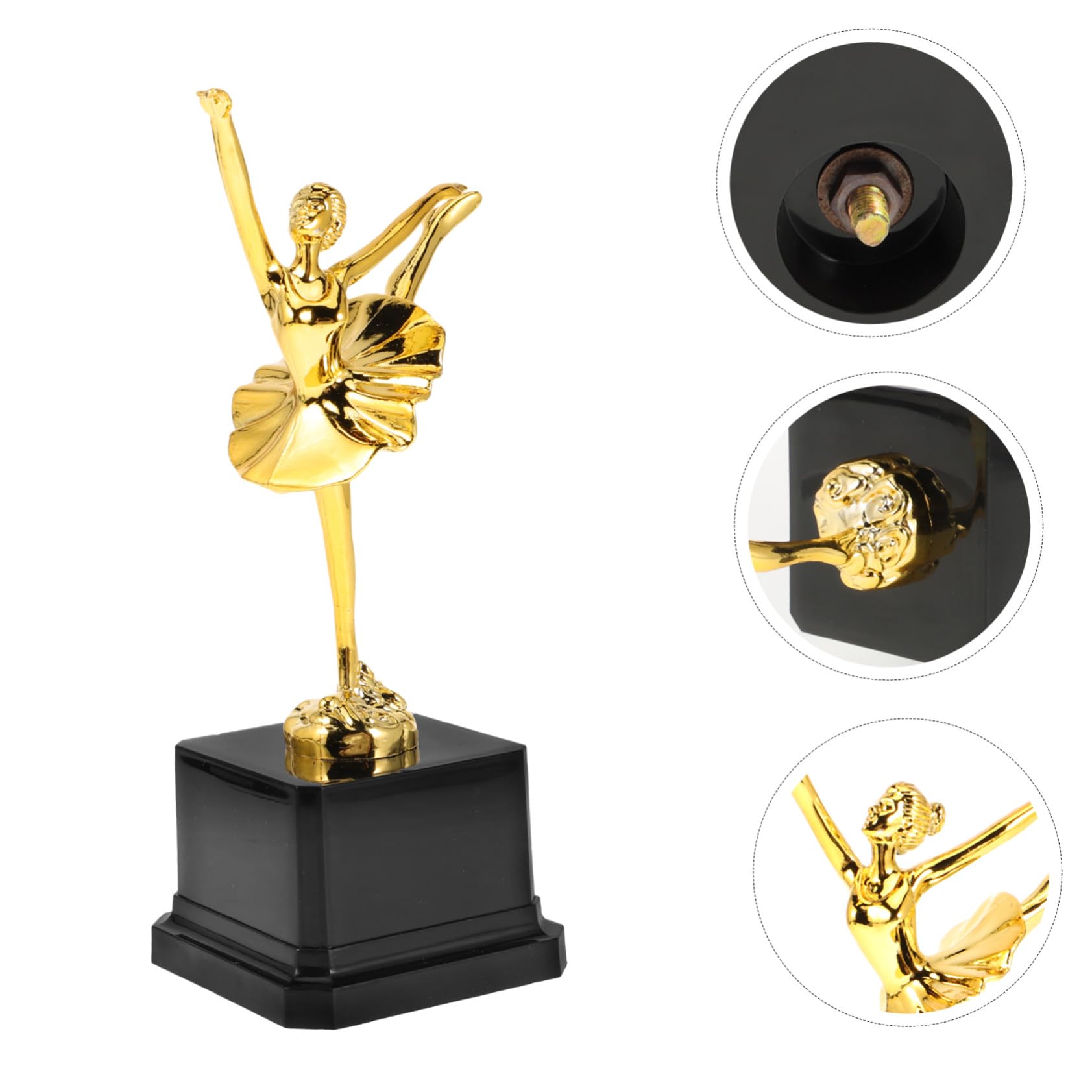 GALPADA 6 Stück Teiliges Ballett-trophäen Robustem Kunststoff Hohe Gold-Auszeichnung mit Balletttänzer-Design Belohnung für Tanzwettbewerbe Partygeschenke und Kinderpreise