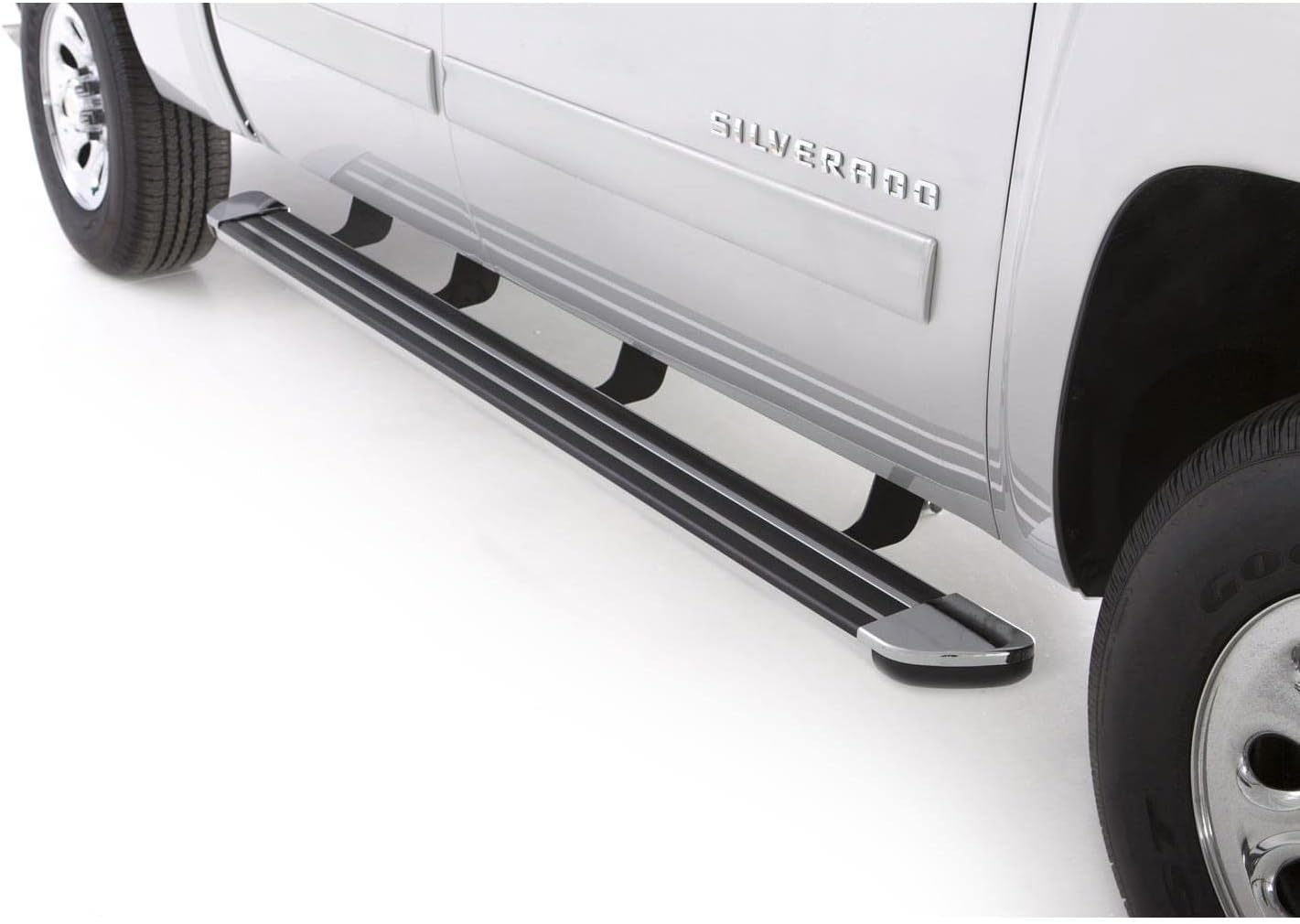 Lund 22908768 Crossroads Running Board Kit for 2007-2018 Silverado & Sierra 1500, 2500 HD, 3500 HD with Crew Cab (Excludes 2011-2018 Diesel Models)