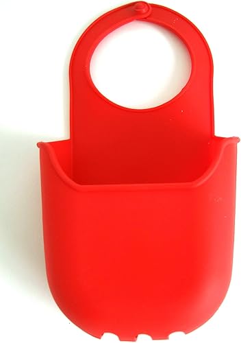 Miniatura 5 de Soporte de silicona para lavar platos Esponja para fregadero Fregadero Colgador superior Fregadero Soporte de cocina (naranja)