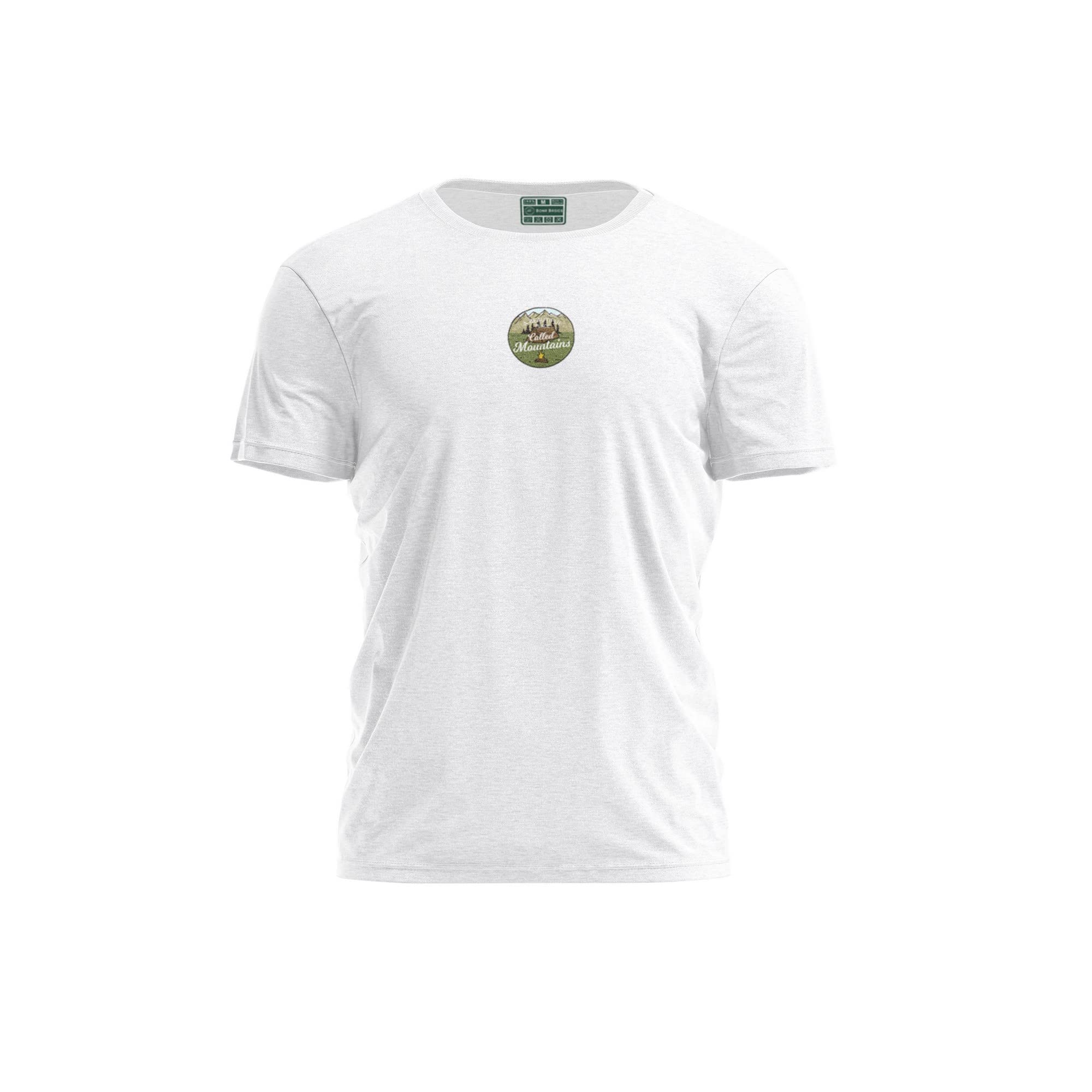 Bona Basics, Digitally Printed, Men's Basic T-Shirt,%100 Cotton, White, Casual, Men's Tops, Size: M