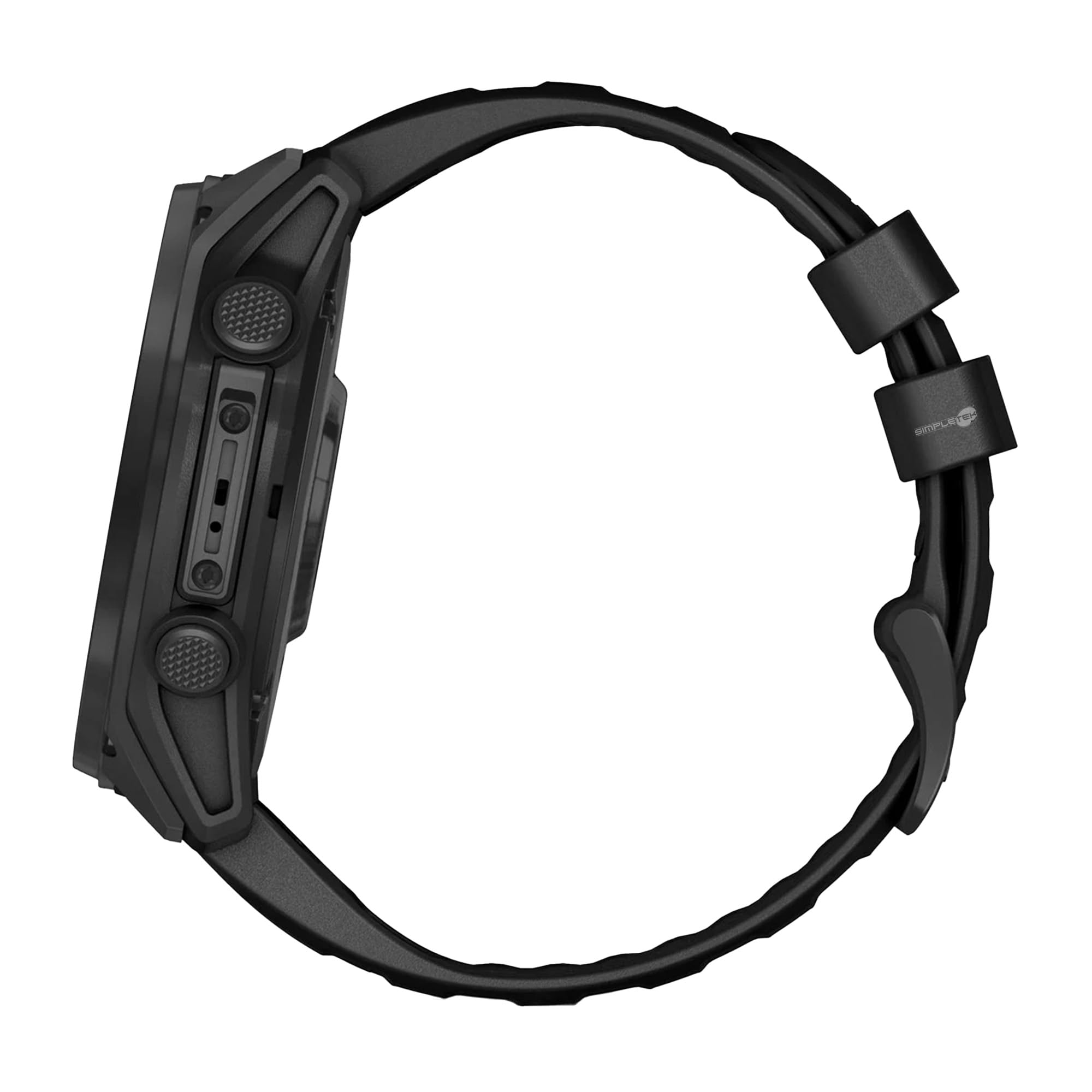 SIMPLETEK - Smartwatch Tattico 51mm Ricarica Solare Titanio GPS Multibanda