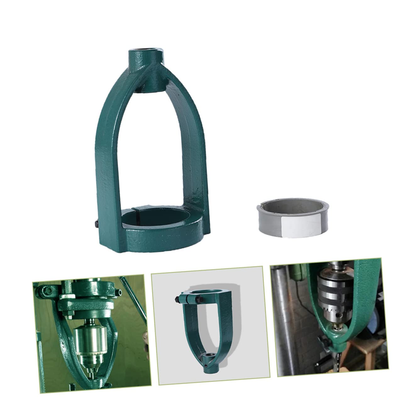 Accessorio per Trapano da Banco Square Drill, Convertitore per Mortasatura in Ferro, Manicotto Riduttore 65-58, Resistente All'usura e Facile da Installare