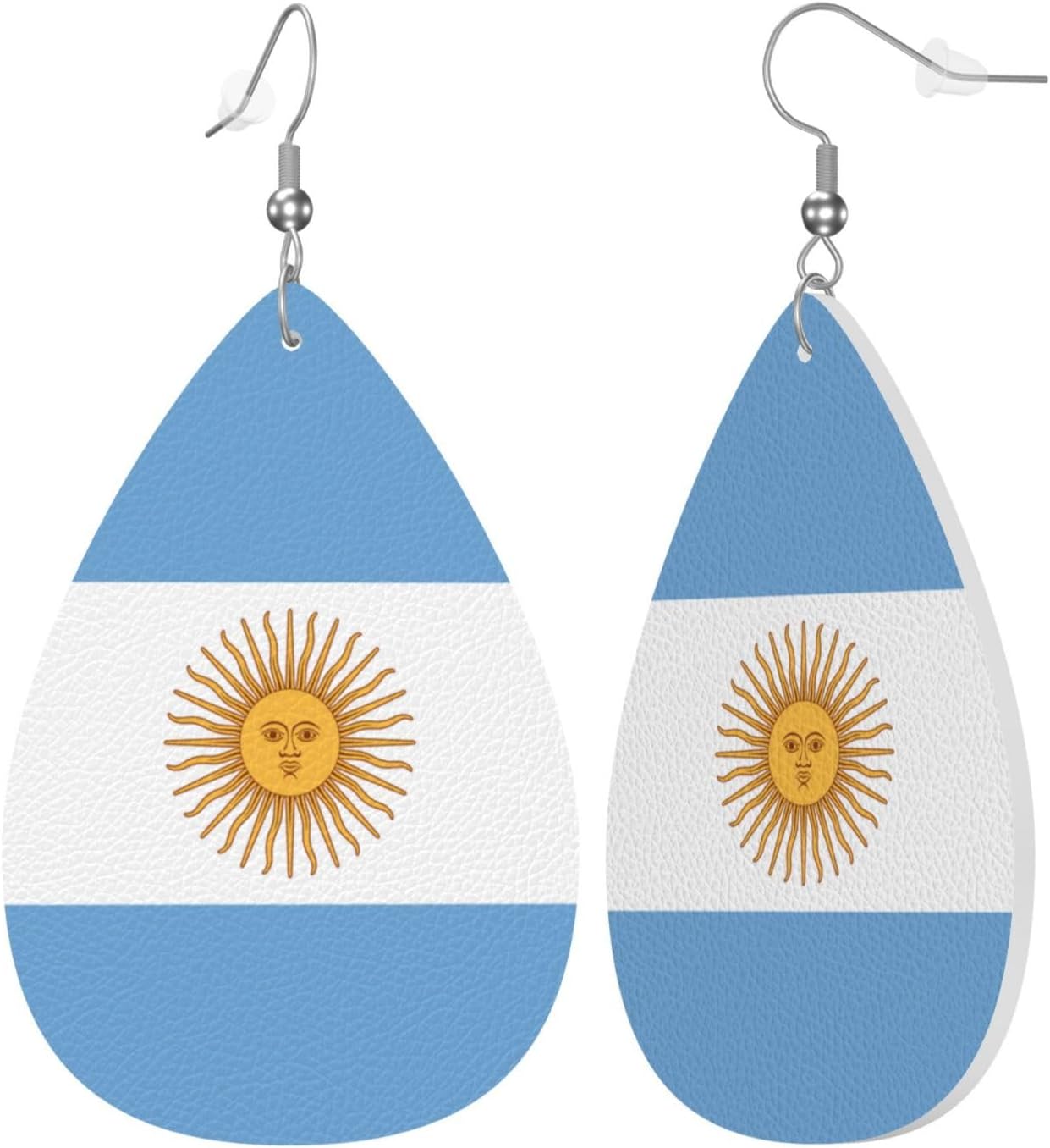 Leather Earrings For Women Dangle Earrings Lightweight Teardrop Earrings - Image 2