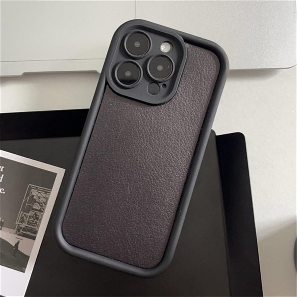 Étui en cuir iPhone 12 évite les bris d'écran et les rayures - 7