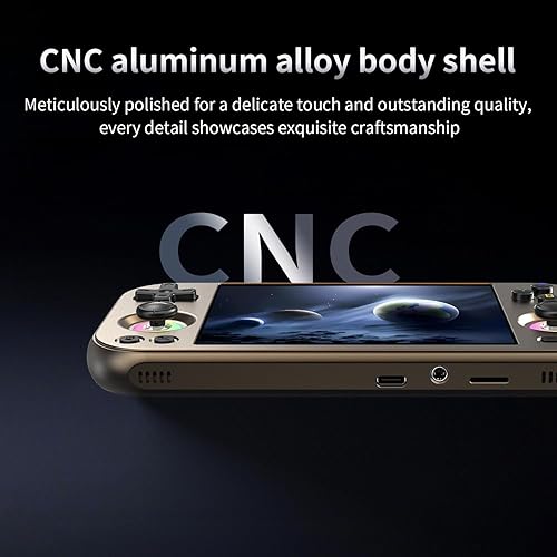 Miniatura 5 de RG477M - Consola de juegos de mano retro, aleación de aluminio CNC Dimensity 8300 Android14, consola de juegos táctil de 4.7 pulgadas, WiFiBluetooth