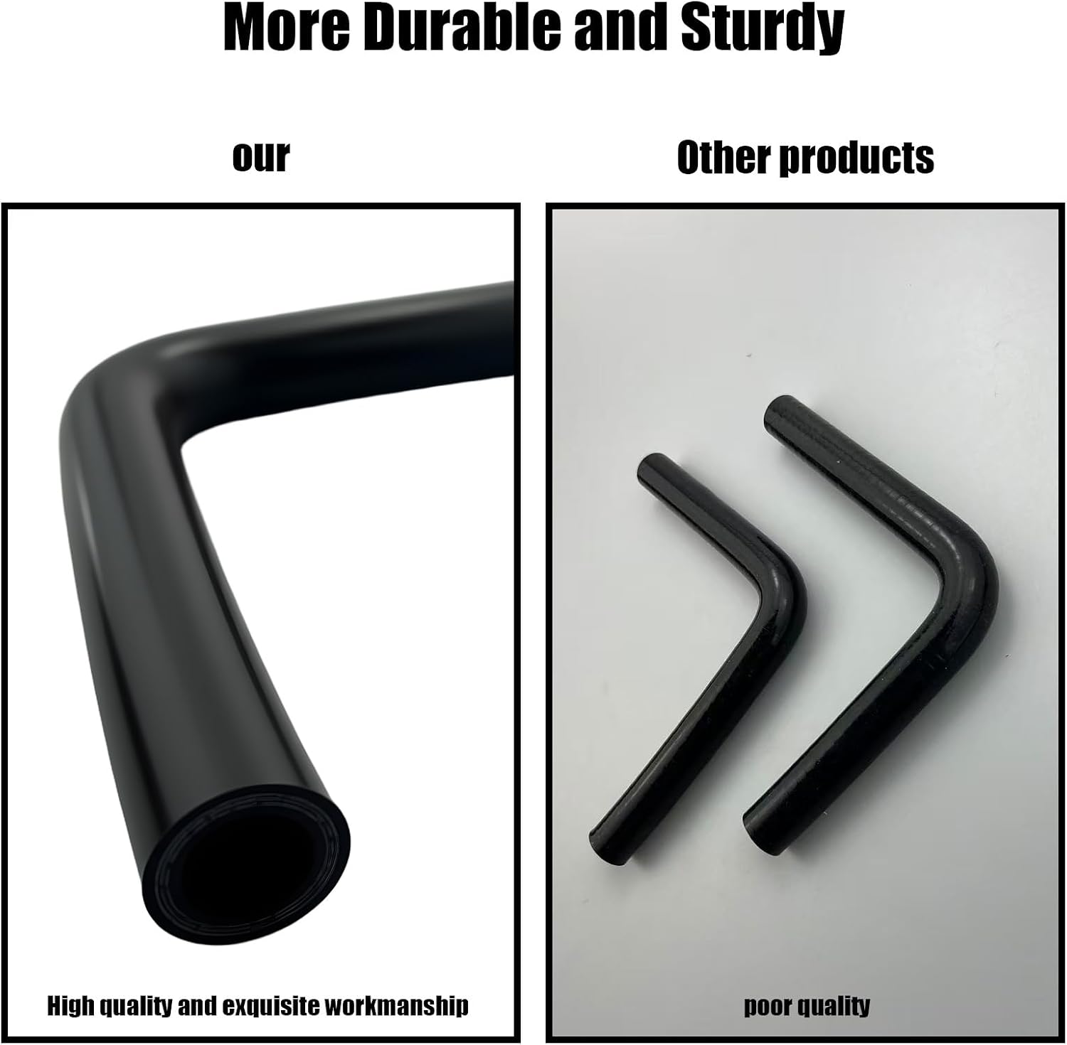 2Pcs 5/8" (16mm) 90° Silicone Elbow Heater Hoses, 3-Ply Reinforced Coolant & Turbo Pipe, Flexible High-Temperature Car Engine Replacement For Automotive Heating Systems