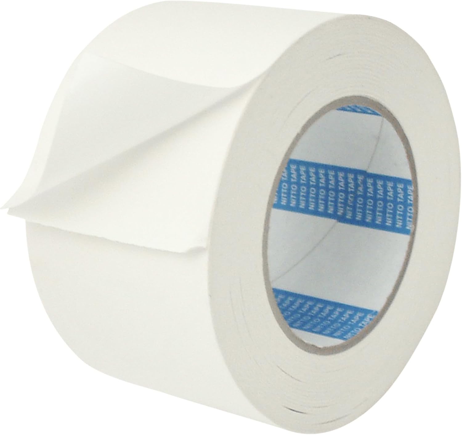 Nitto Multi-Purpose Double-Sided Cloth Carpet Tape P-50 3 in. 72mm Actual x 75 ft. White