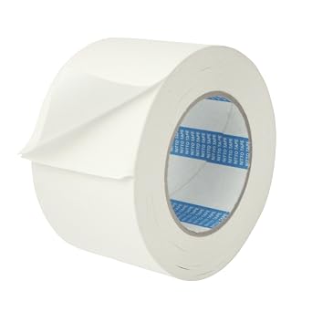 Nitto Double-Sided Cloth Carpet Tape, 3 in. 72mm Actual x 75 ft. White