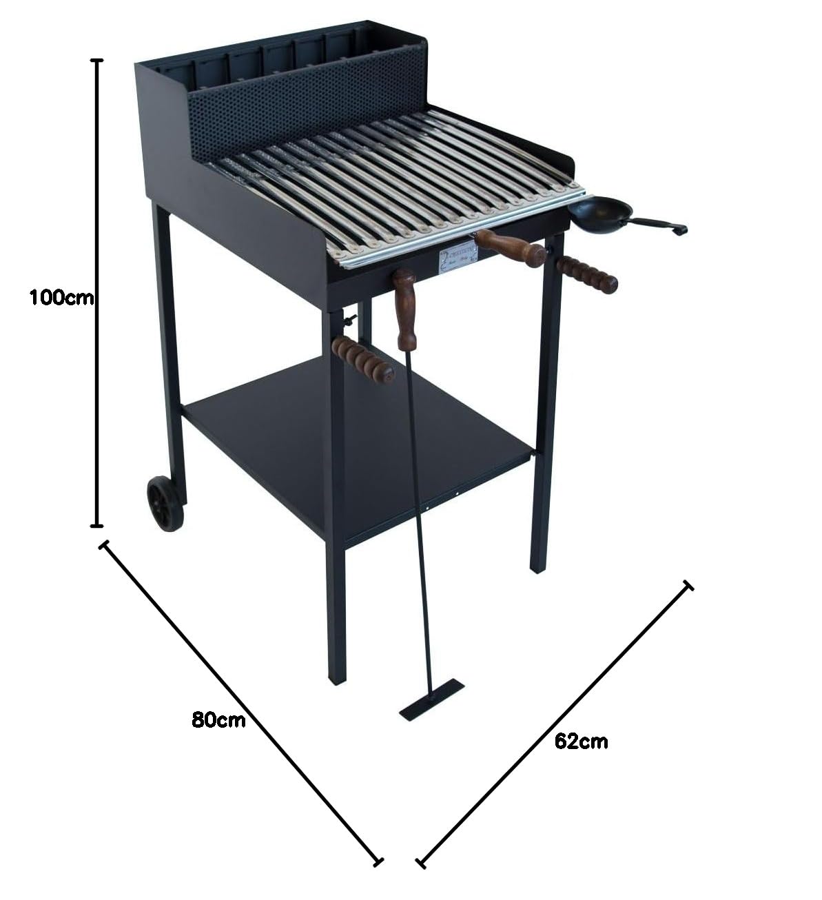 BA47 - BARBECUE BELVEDERE A LEGNA E CARBONE-CRUCCOLINI