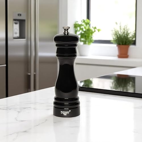 Miniatura 27 de Molino de pimienta federal de la marca Fletchers' Mill., Molino de sal, Negro