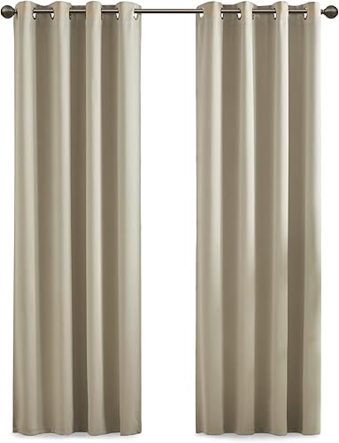 Miniatura 8 de Comfort Spaces Par de cortinas opacas con ojales en la parte superior, reducción de ruido, con aislamiento térmico de eficiencia energética, para