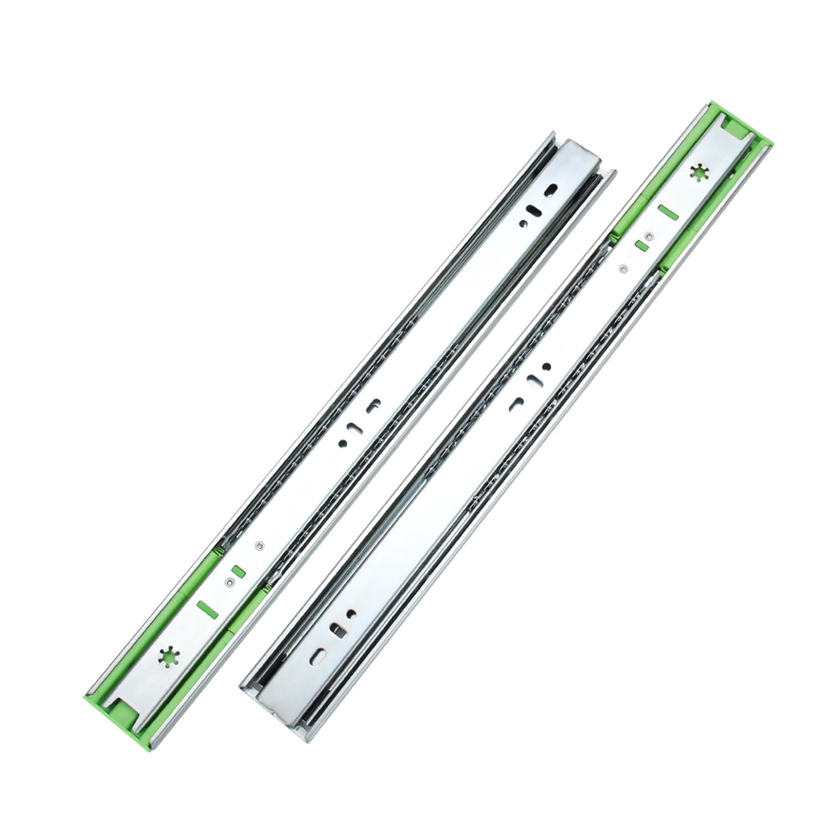 Binario in Acciaio ad Estrazione Totale for Carichi Pesanti - Guide per Cassetti con Chiusura Ammortizzata - Guide con Cuscinetti a Sfera - Guide Silenziose for Armadietti da Cucina - 1 Paio ( Size :