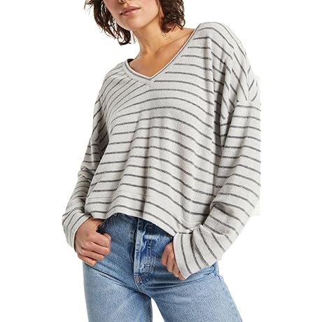 Z Supply Weekender Top in Soft Stripe - Medium