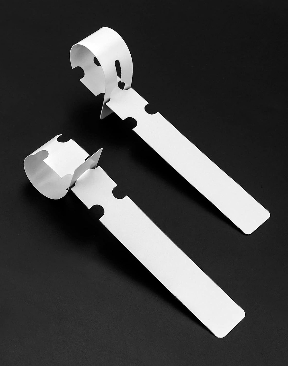 100Pcs White Plant Tags Wrap Around Tree Tags Markers, Removable,Adjustable Garden Labels 8.27"x0.8" - Image 2