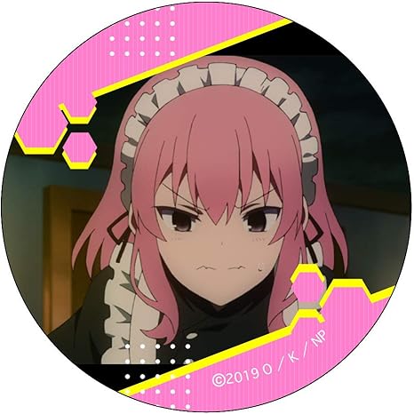 Amazon ナカノヒトゲノム 実況中 缶バッジ 場面写 更屋敷カリン C アニメ 萌えグッズ 通販