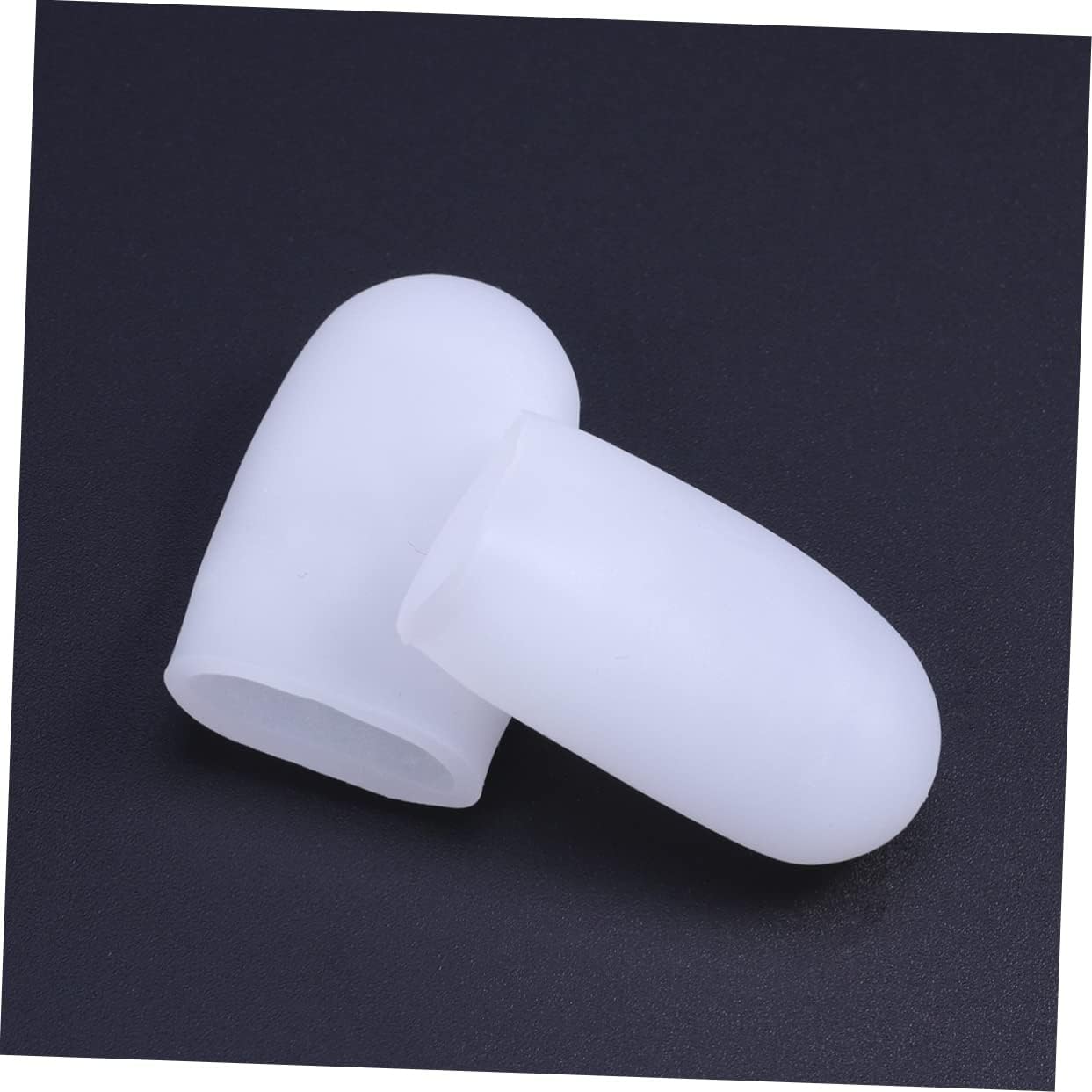 6-Piece Silicone Gel Finger Protector Sleeves for Cracked Skin Blisters Calluses Finger Cots Cushioning Suitable for Everyday Use