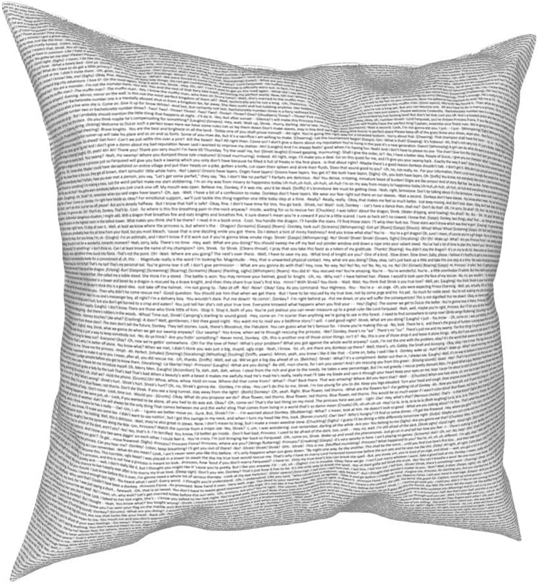 HBJWOV Decorative Fabric Pillowcase Square Pattern Home Cushion Cover(45x45cm)