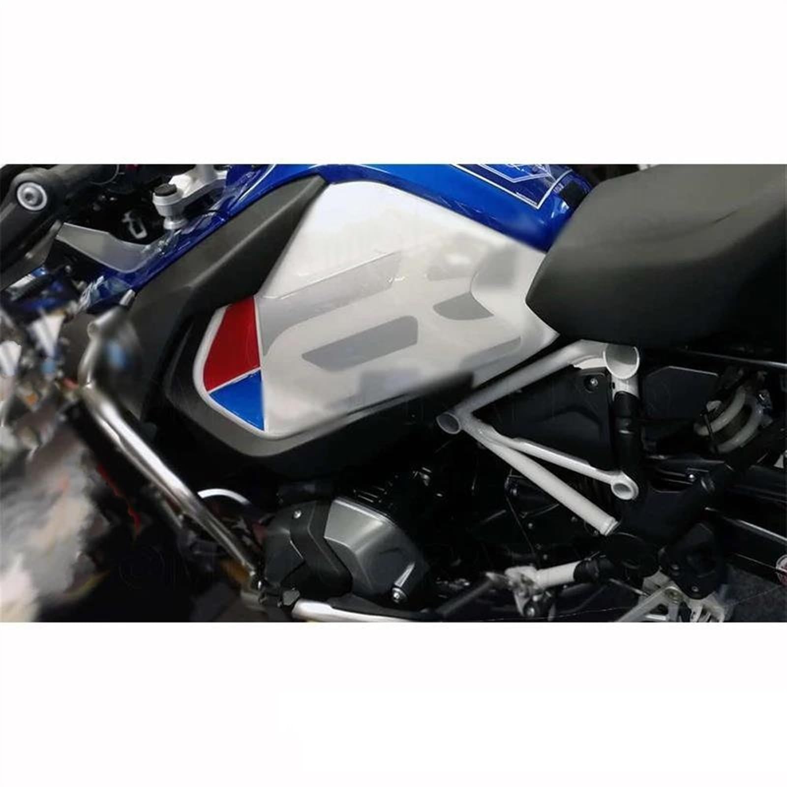 Tamponi per Serbatoio Adesivo Moto Adesivo Protezione Gel Adesivo Serbatoio Carburante Decalcomanie AntiGraffio per BMW R1250GS R1200GS Adventure 2013-2016 paraserbatoio (Misurare : 4)