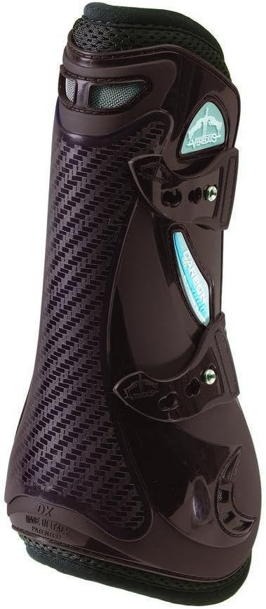 VEREDUS Carbon Gel Vento Open Front Black Horse Boot
