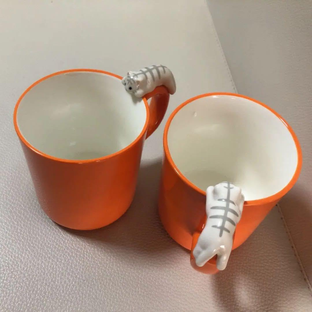 Amazon | ニフレル 虎 寅 ホワイトタイガーマグカップ2個セット | ノー