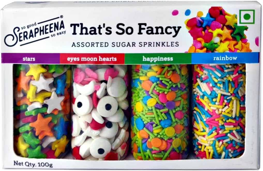 Sugar Sprinkles - That's So Fancy, 100g | Cakes and Cupcakes Decoration Kit