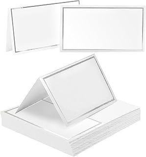 50PCS Table Place Cards,Table Setting Reception Seating Name Cards,Rectangle Place Cards,Wedding Name Cards Place Cards fo...