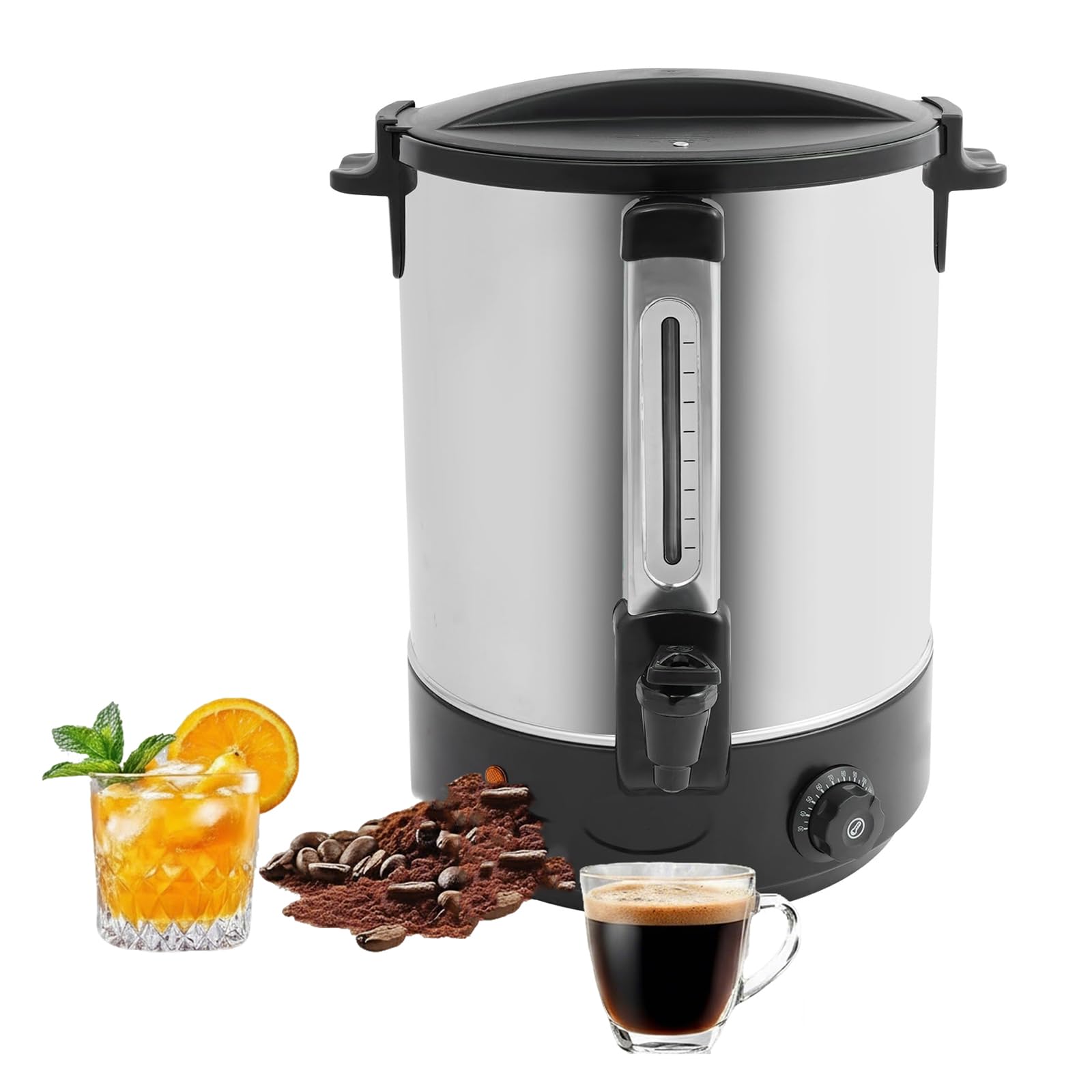 Urne à café commerciale distributeur eau chaude acier inoxydable pour hôtel réunion