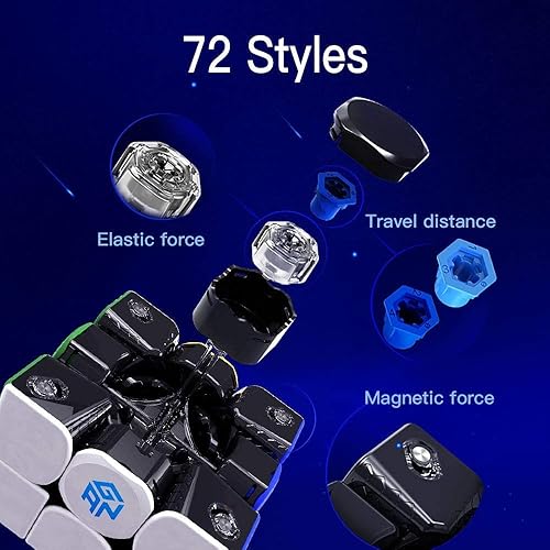 Miniatura 4 de GAN 356 i Carry Speed Cube, cubo mágico magnético inteligente de 3 x 3, juguete de rompecabezas de 3 x 3 x 3 para principiantes, jugadores