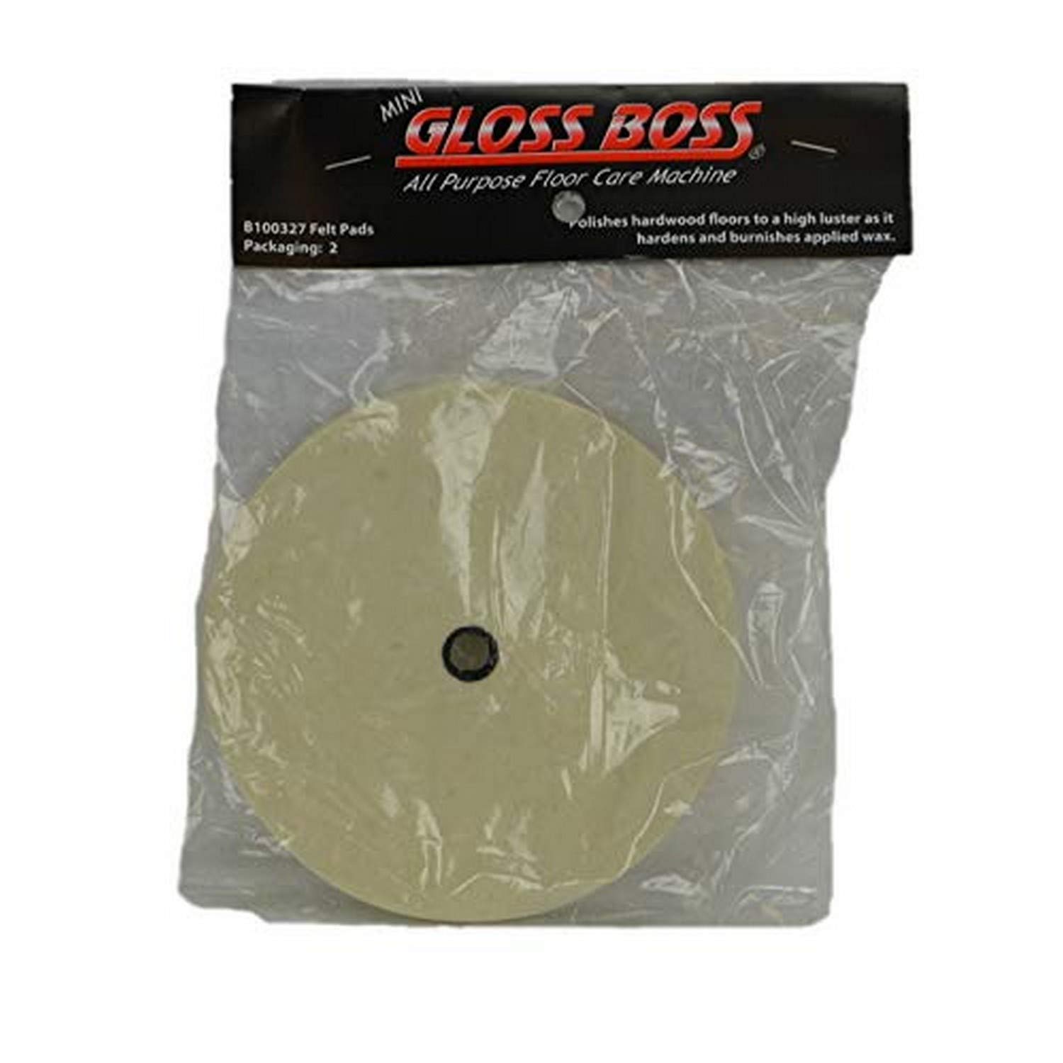 B100327 Pads, Felt Gloss BOSS 2PK