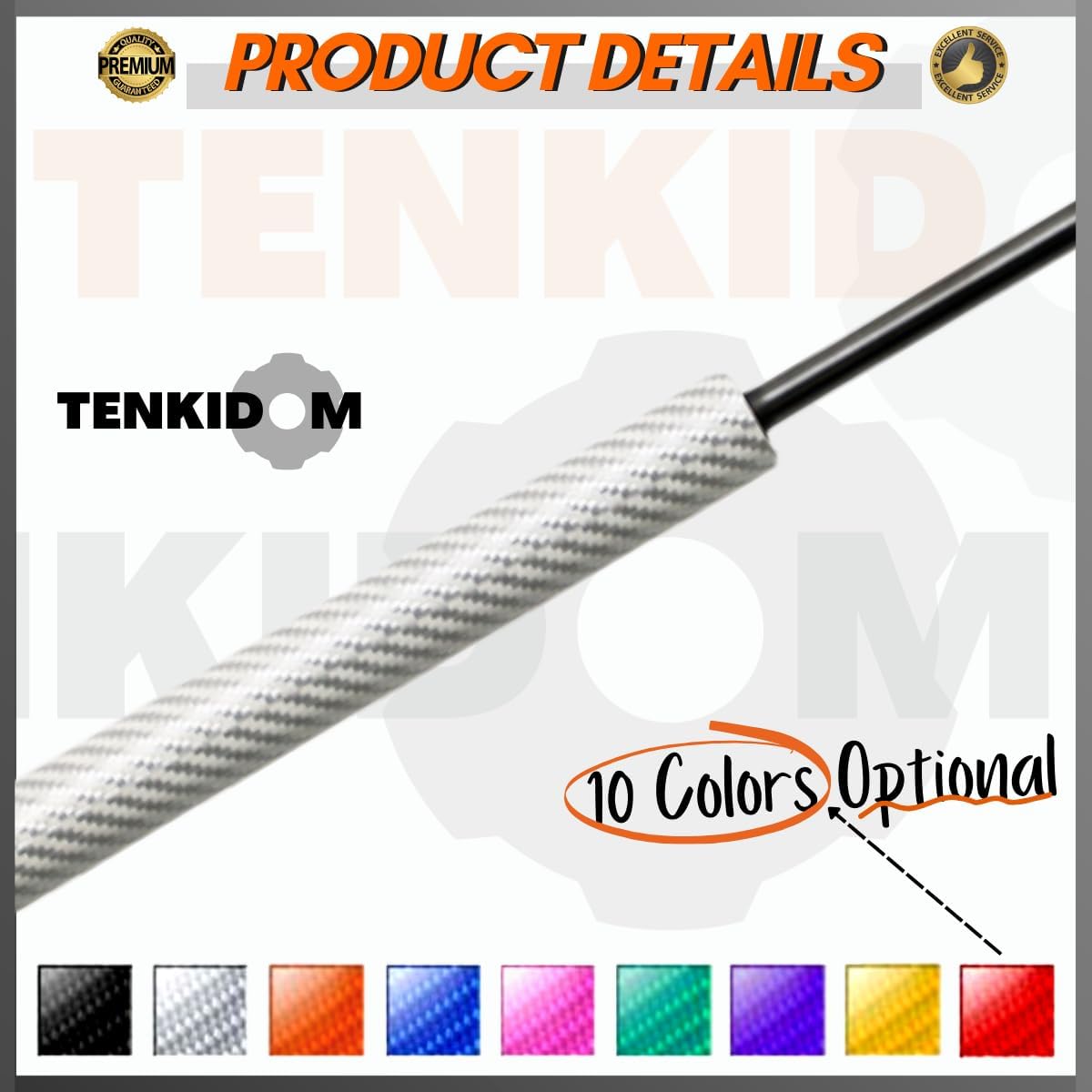 Qty(2) Carbon Fiber Hood Struts Compatible with Honda Integra DB6-DB9 DC1-DC2 DC4 1994-2001 Shock Lift Supports Gas Dampers Springs Kit Bonnet No-Drill Bolt-on