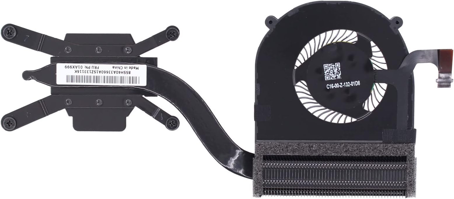 XtremeAmazing Laptop CPU Cooling Fan 01AX999 01AVW976 with Heatsink for Lenovo Thinkpad X1 Yoga X1 Carbon 4th 2016 00JT800