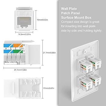 osker6様 Mini-Com® TX6™ PLUS UTP RJ45 TG Jack Module - Panduit