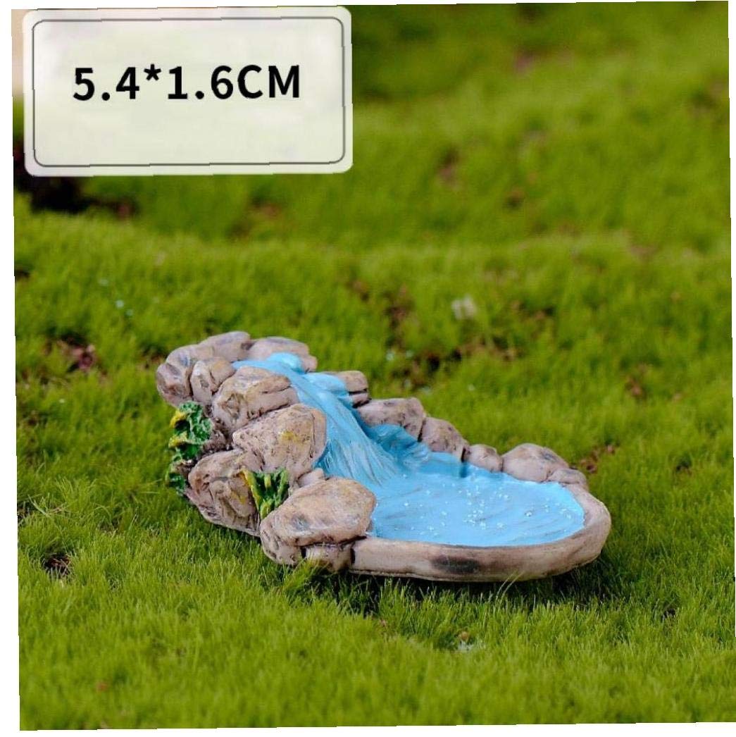 CULER 1pc Micro Montagne Torrent, Paysage Miniatures Ornement