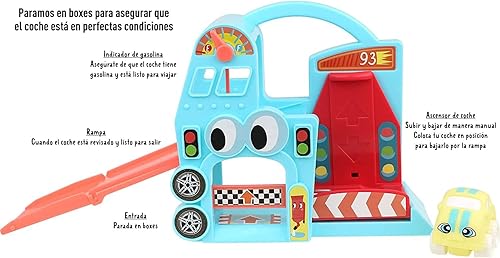 Vista 45 de Lotes para jugar juguetes - Garaje de aparcamiento para bebés de varios pisos - JC Toys