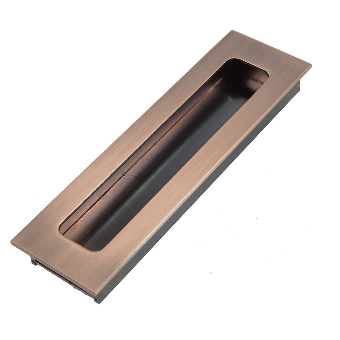 POTUBI Copper Tone Stainless Steel 5.6" Long Rectangular Flush Pull Handle