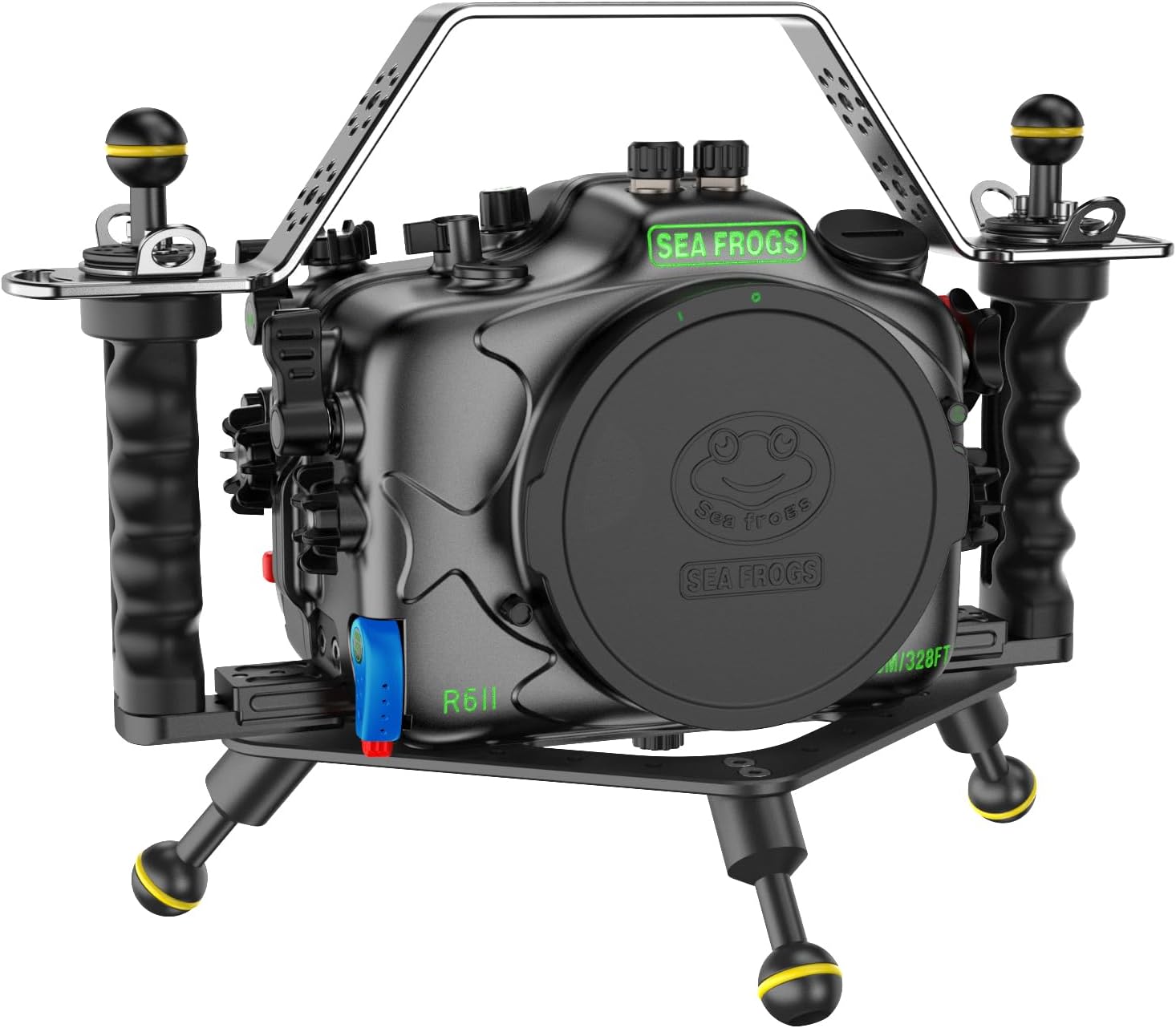 Seafrogs 60m/195フィート 水中カメラハウジング オリンパス TG-7用